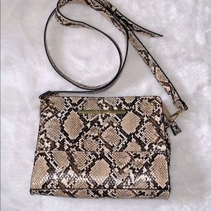 Steve Madden snake print handbag